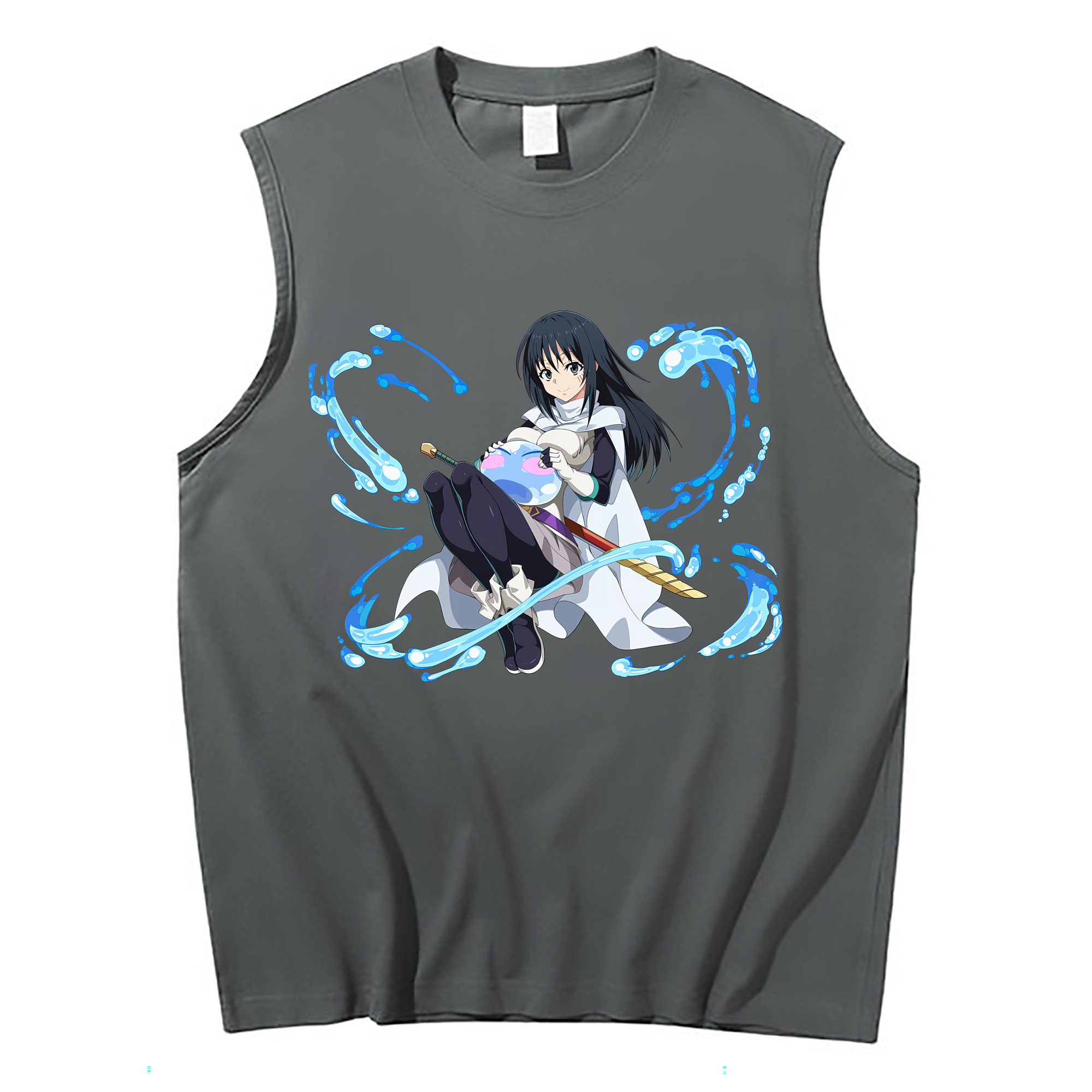 （画像用） 転スラ Regarding Reincarnated to Slime コットン100％タンクトップ（フロントプリント）